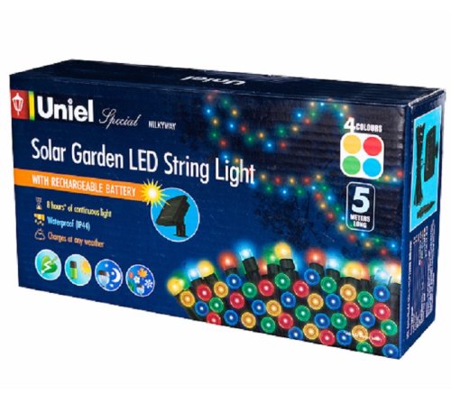 Садовая гирлянда на солнечной батарее "ШАРИКИ" Uniel USL-S-122/PT5000 Milkyway 1AA IP44 картинка 